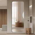 65'x 24' inch Full Body round corner mirror for Living Room Bedroom
