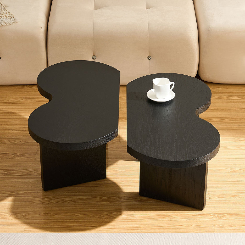 Modern Butterfly MDF Coffee Table, Used In Living Rooms, Bedrooms,