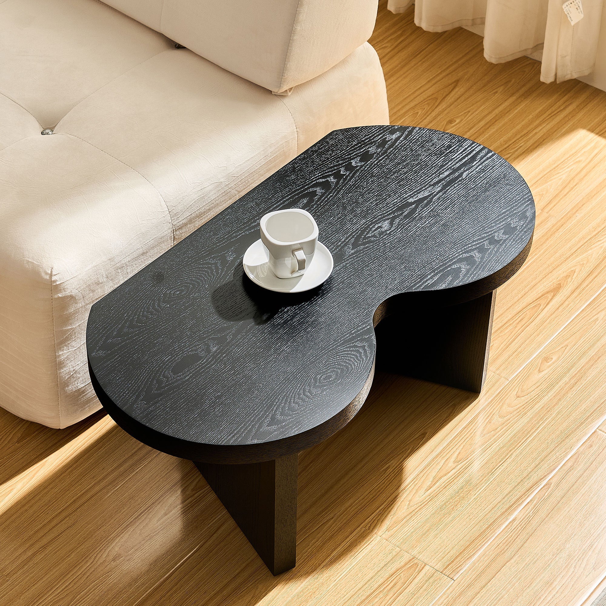 Modern Butterfly MDF Coffee Table, Used In Living Rooms, Bedrooms,
